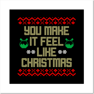 Gwen Stefani Inspired Song Music Ugly Christmas Sweater Posters and Art